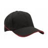 Cap - mod. 4013:Black, Cotton, Red